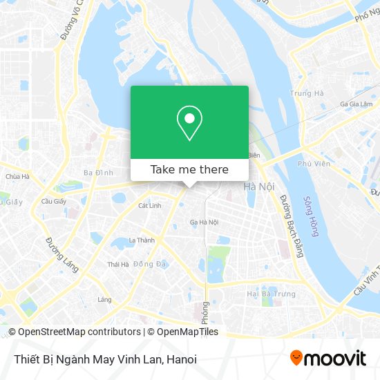 Thiết Bị Ngành May Vinh Lan map