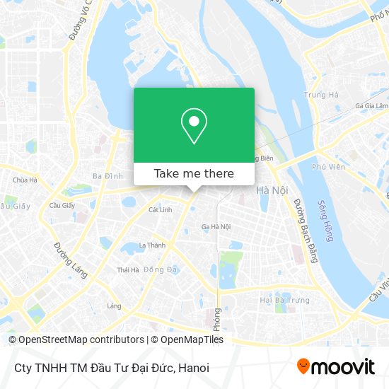 Cty TNHH TM Đầu Tư Đại Đức map