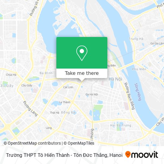 Trường THPT Tô Hiến Thành - Tôn Đức Thắng map