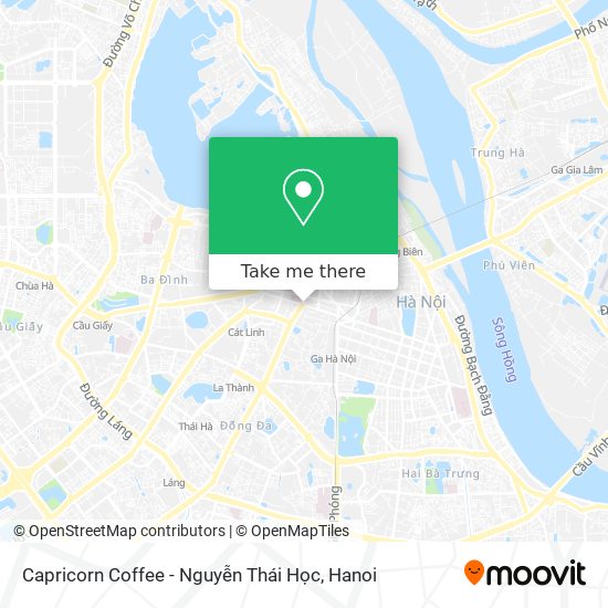 Capricorn Coffee - Nguyễn Thái Học map