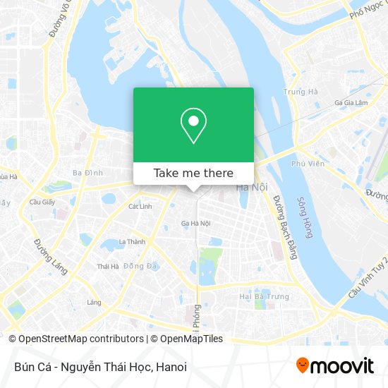 Bún Cá - Nguyễn Thái Học map