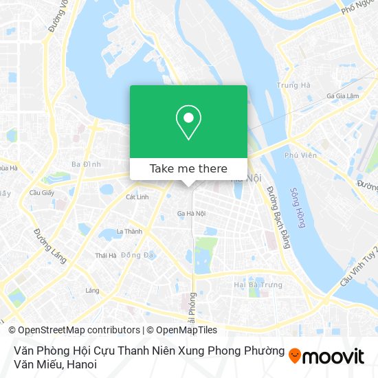 Văn Phòng Hội Cựu Thanh Niên Xung Phong Phường Văn Miếu map