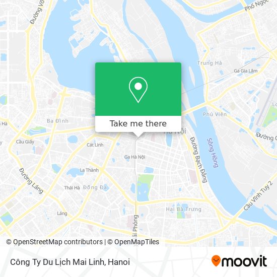 Công Ty Du Lịch Mai Linh map