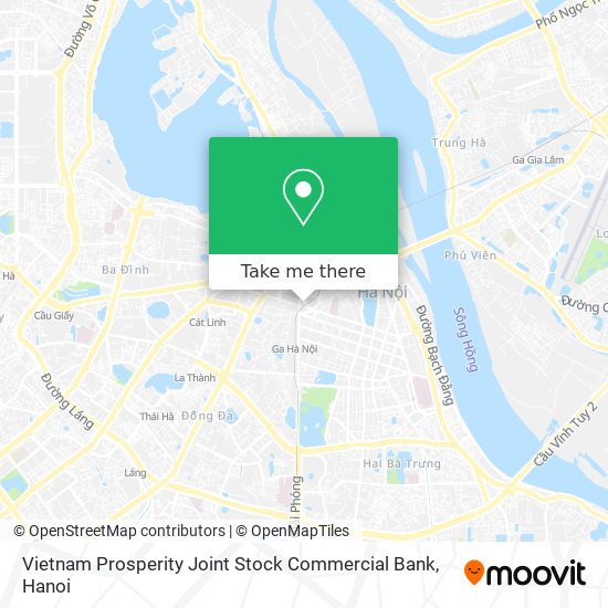 Vietnam Prosperity Joint Stock Commercial Bank map