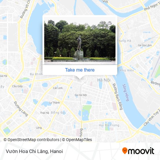 Vườn Hoa Chi Lăng map