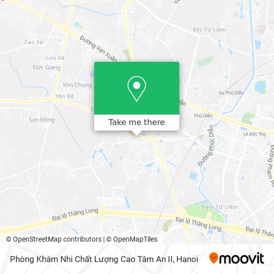 Phòng Khám Nhi Chất Lượng Cao Tâm An II map