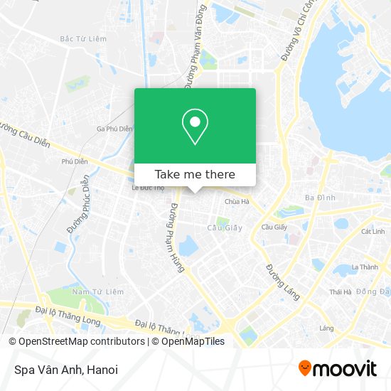 Spa Vân Anh map