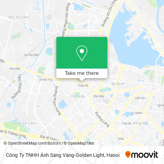 Công Ty TNHH Ánh Sáng Vàng-Golden Light map