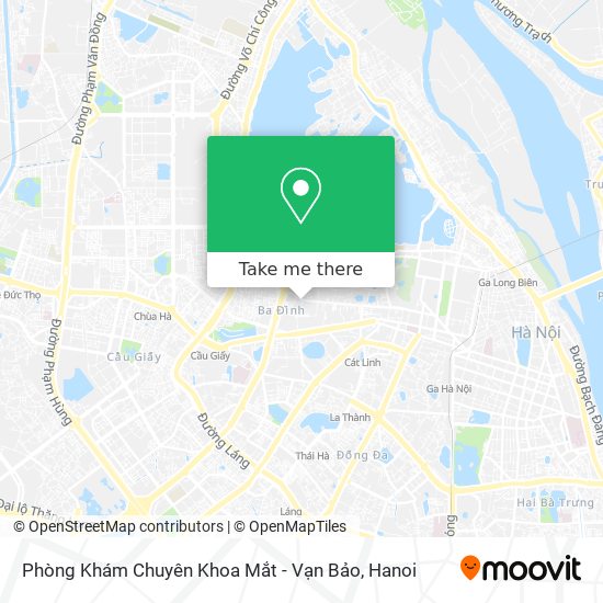 Phòng Khám Chuyên Khoa Mắt - Vạn Bảo map