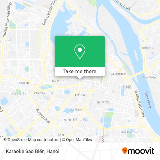 Karaoke Sao Biển map