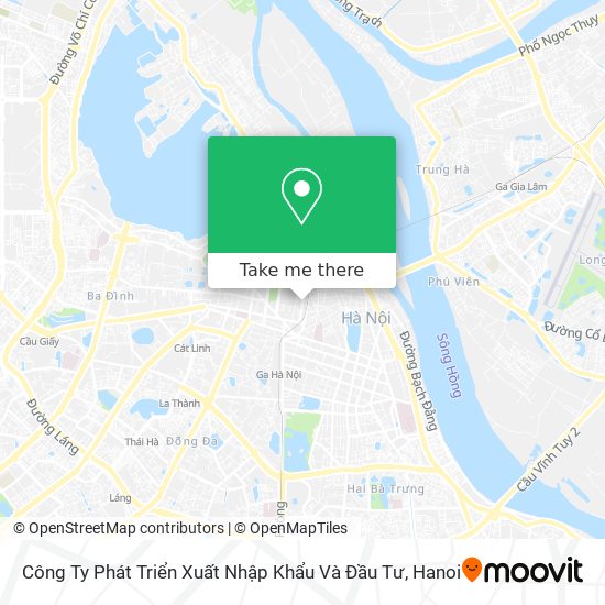 Công Ty Phát Triển Xuất Nhập Khẩu Và Đầu Tư map