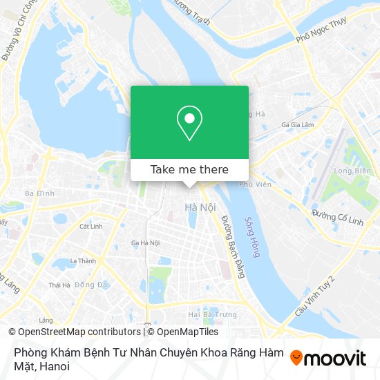 Phòng Khám Bệnh Tư Nhân Chuyên Khoa Răng Hàm Mặt map