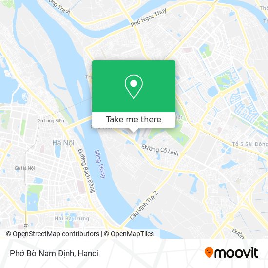 Phở Bò Nam Định map
