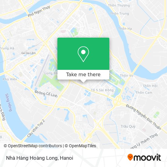 Nhà Hàng Hoàng Long map