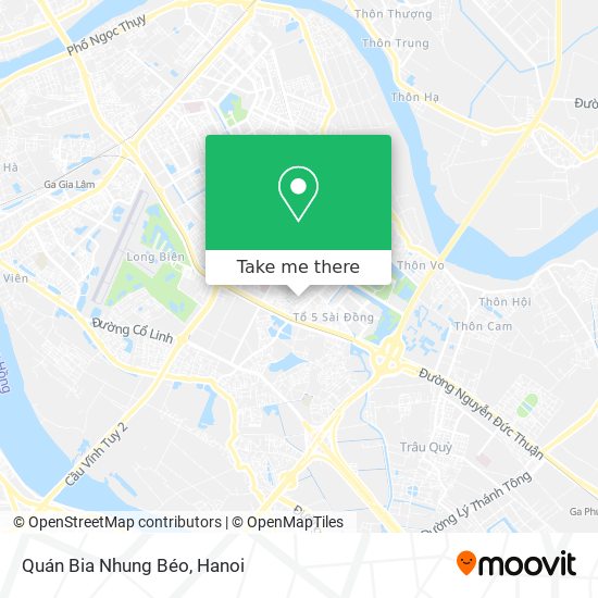 Quán Bia Nhung Béo map