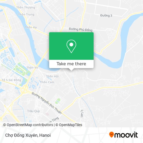 Chợ Đổng Xuyên map