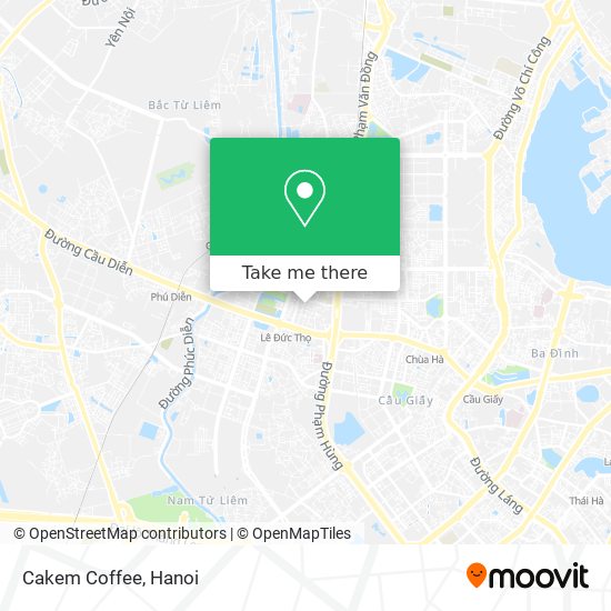 Cakem Coffee map