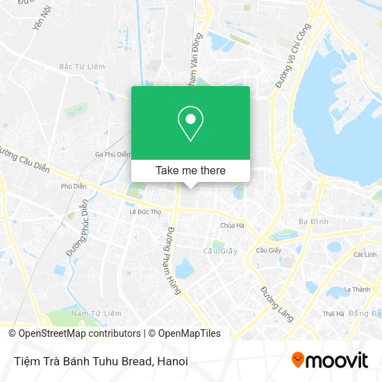 Tiệm Trà Bánh Tuhu Bread map