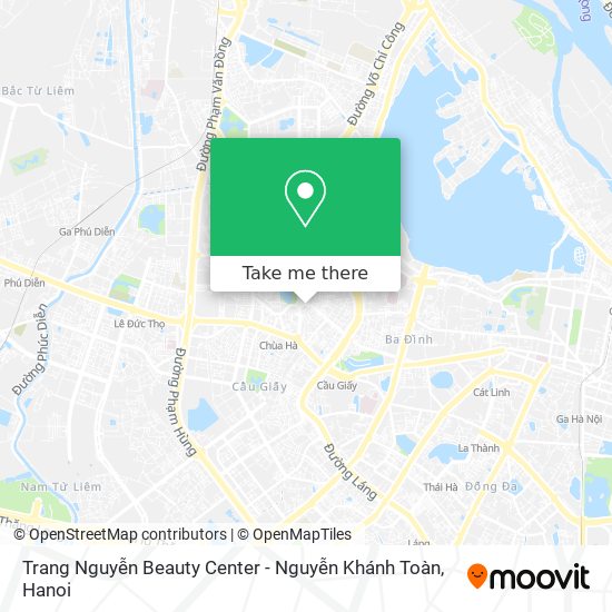 Trang Nguyễn Beauty Center - Nguyễn Khánh Toàn map