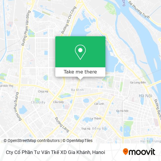 Cty Cổ Phần Tư Vấn Tkế XD Gia Khánh map