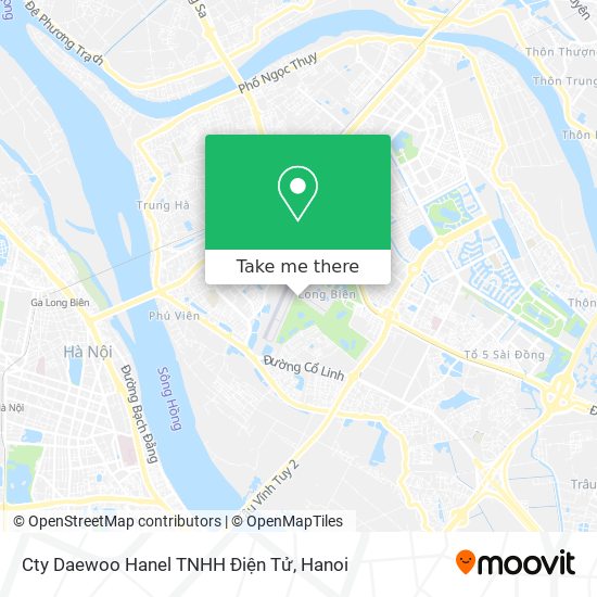 Cty Daewoo Hanel TNHH Điện Tử map