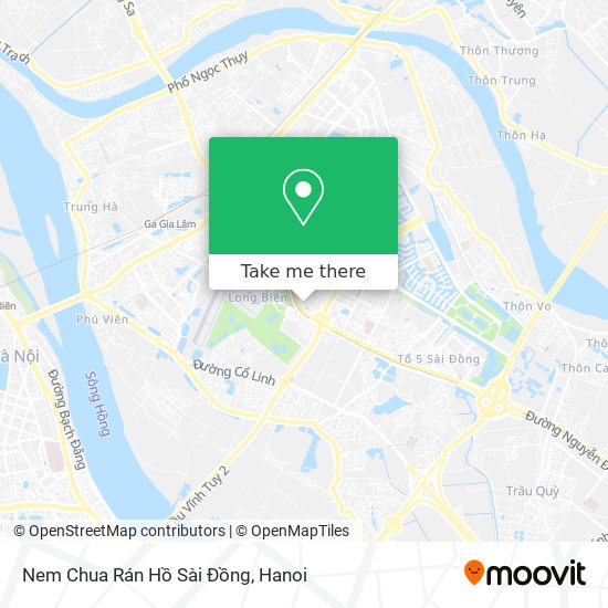 Nem Chua Rán Hồ Sài Đồng map