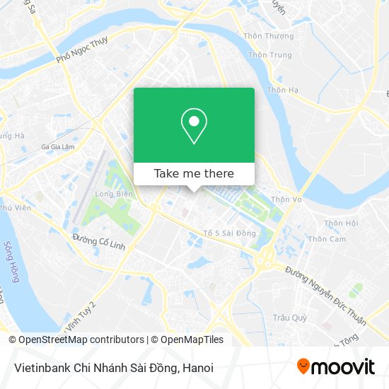 Vietinbank Chi Nhánh Sài Đồng map