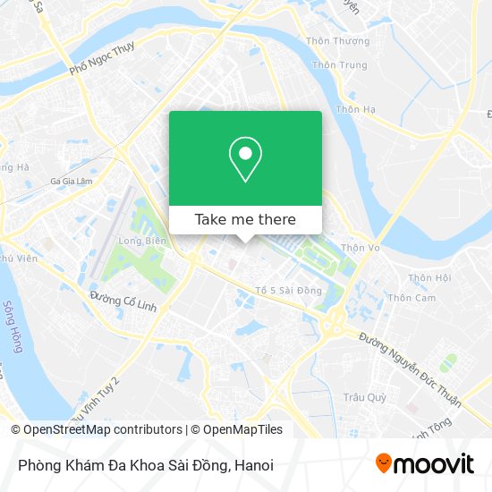 Phòng Khám Đa Khoa Sài Đồng map