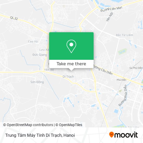 Trung Tâm Máy Tính Di Trạch map