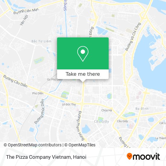 The Pizza Company Vietnam map