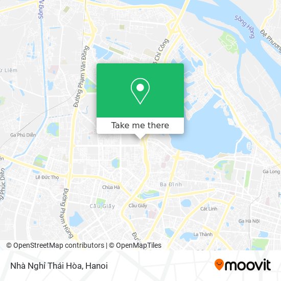 Nhà Nghỉ Thái Hòa map