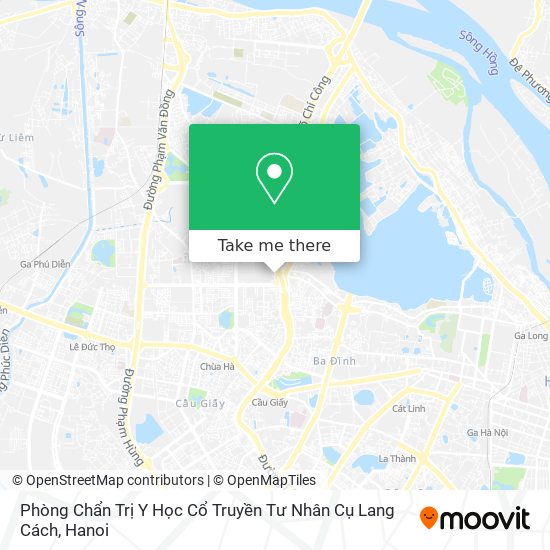 Phòng Chẩn Trị Y Học Cổ Truyền Tư Nhân Cụ Lang Cách map