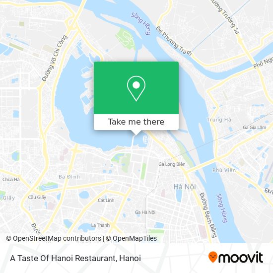 A Taste Of Hanoi Restaurant map