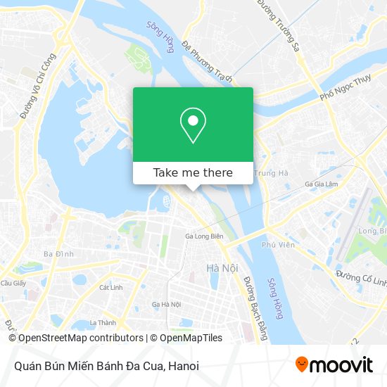 Quán Bún Miến Bánh Đa Cua map
