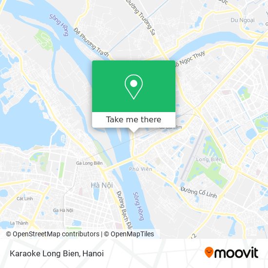 Karaoke Long Bien map