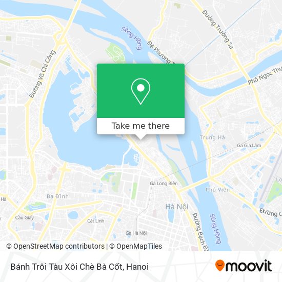 Bánh Trôi Tàu Xôi Chè Bà Cốt map