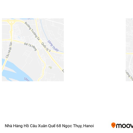 Nhà Hàng Hồ Câu Xuân Quế 68 Ngọc Thụy map