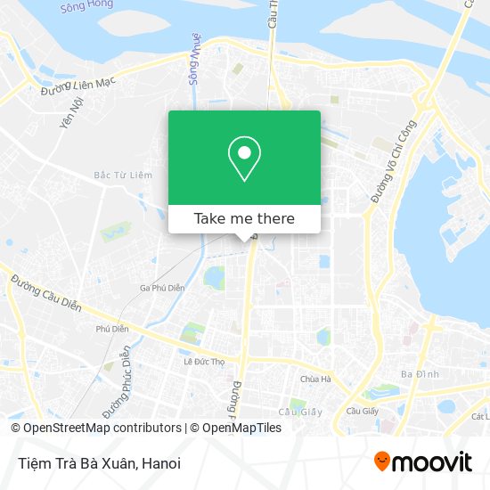Tiệm Trà Bà Xuân map