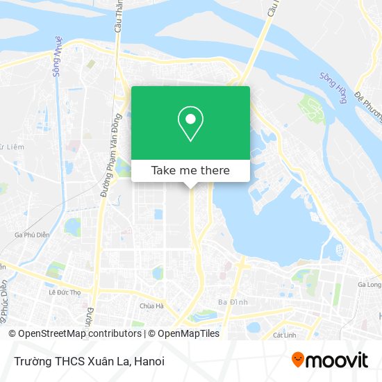 Trường THCS Xuân La map