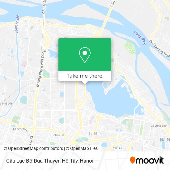 Câu Lạc Bộ Đua Thuyền Hồ Tây map