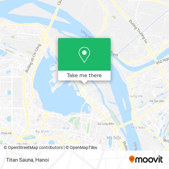 How to get to Titan Sauna in Tứ Liên by Bus?