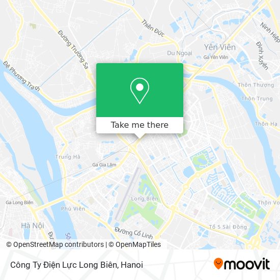 Công Ty Điện Lực Long Biên map