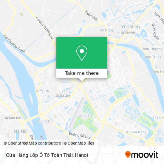 Cửa Hàng Lốp Ô Tô Toàn Thái map