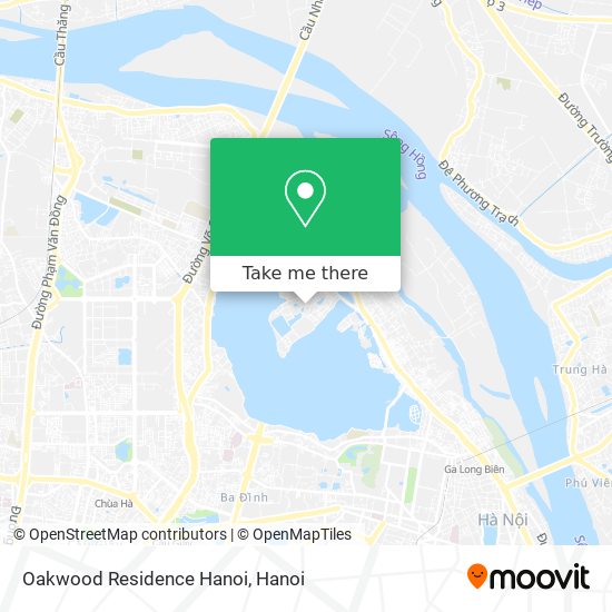 Oakwood Residence Hanoi map