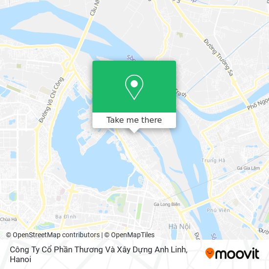 Công Ty Cổ Phần Thương Và Xây Dựng Anh Linh map