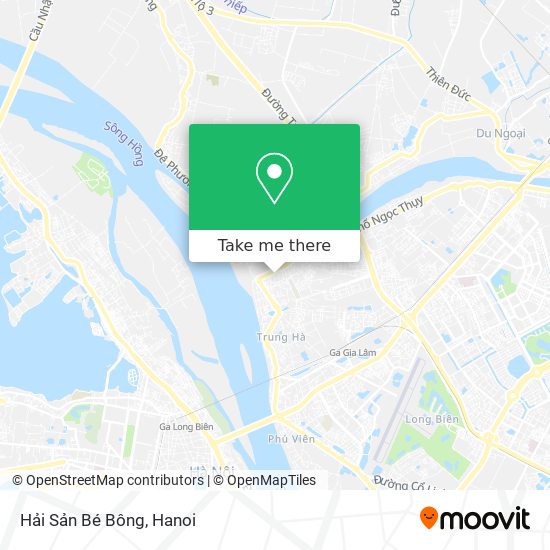 Hải Sản Bé Bông map