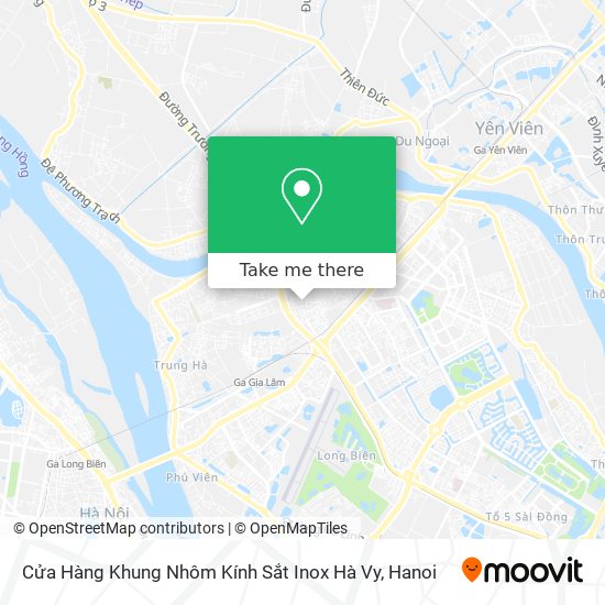 Cửa Hàng Khung Nhôm Kính Sắt Inox Hà Vy map