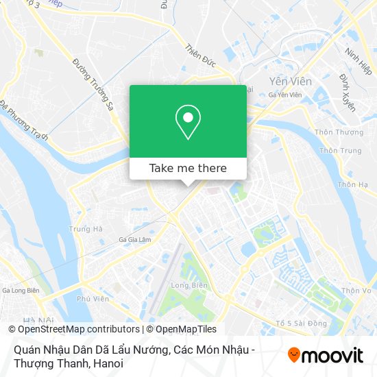 Quán Nhậu Dân Dã Lẩu Nướng, Các Món Nhậu - Thượng Thanh map