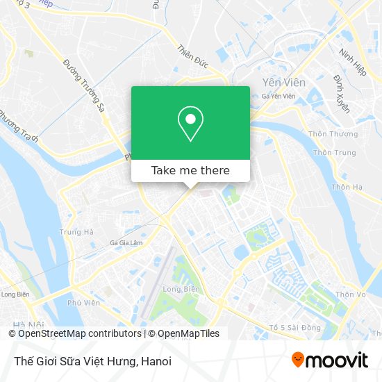 Thế Giơi Sữa Việt Hưng map