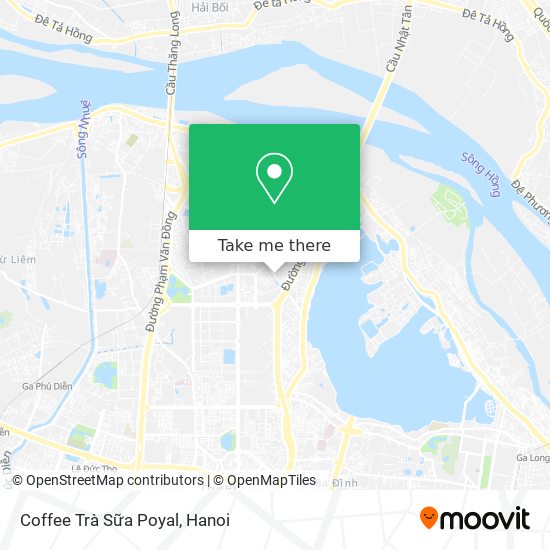 Coffee Trà Sữa Poyal map